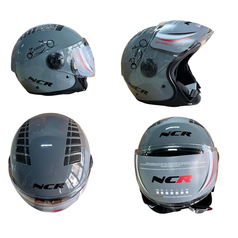 KASK ÇENESİZ NCR (NARDO GRİ) (XL)