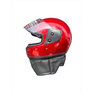 KASK DERİLİ İTAL (KIRMIZI)