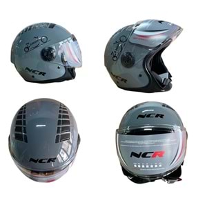 KASK ÇENESİZ NCR (NARDO GRİ) (L)