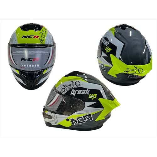 KASK ÇENE SABİT NCR (SARI GRAFİK) (L)